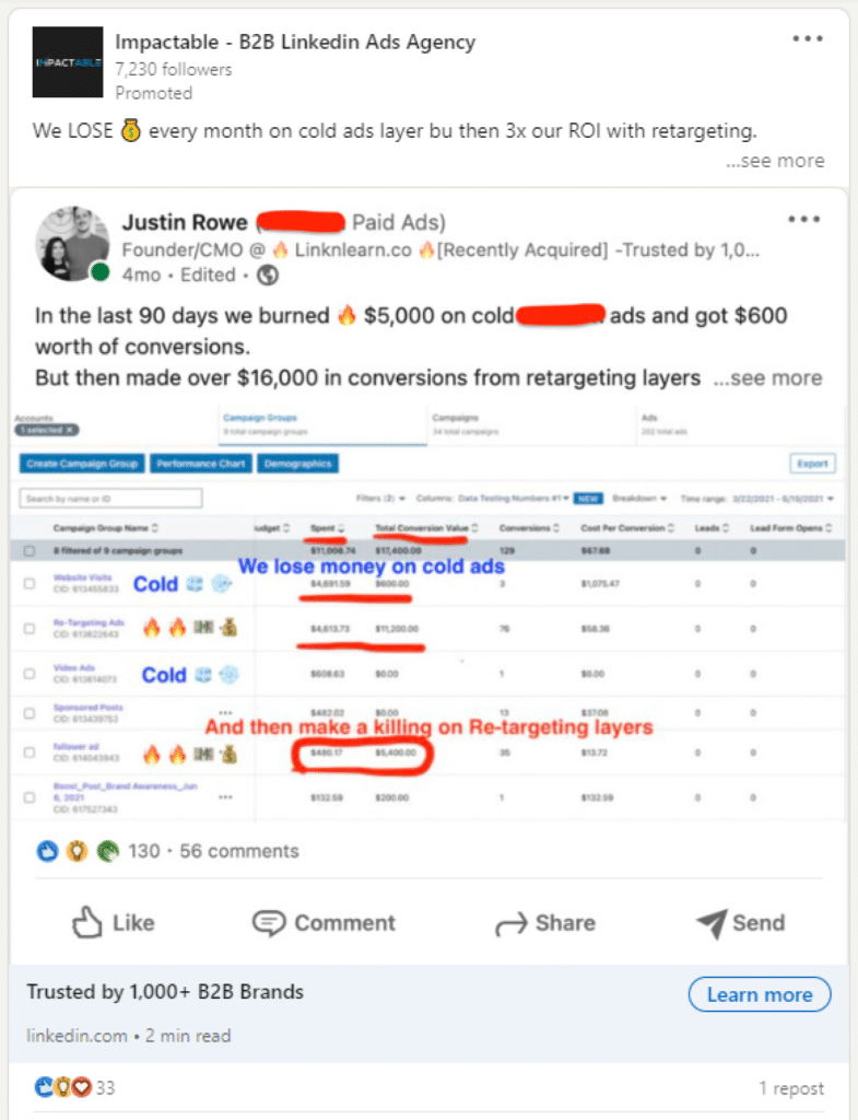 linkedin ad example