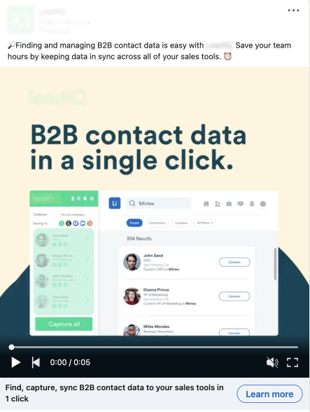 saas linkedin ads